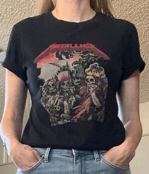 Metallica 'The Four Horsemen' Graphic Band T-Shirt Size Medium